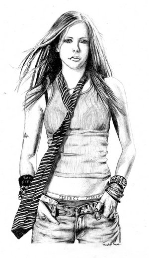 Avril_Lavigne_by_FlashElectron